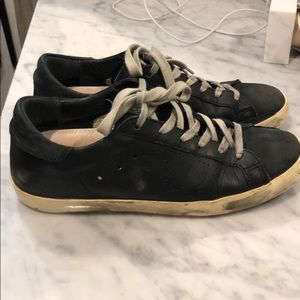 Golden Goose black leather